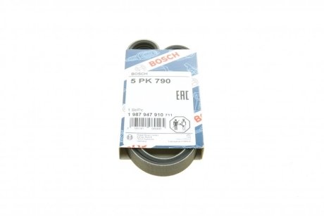 РЕМЕНЬ П-КЛИНОВЫЙ 5PK790 BOSCH 1987947910