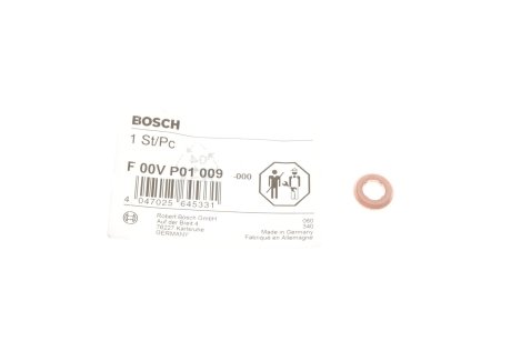 Уплотнительное кольцо BOSCH F00VP01009