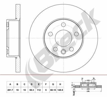 Автозапчасть BRECK BR055SA100