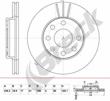 Автозапчасть BRECK BR306VA100