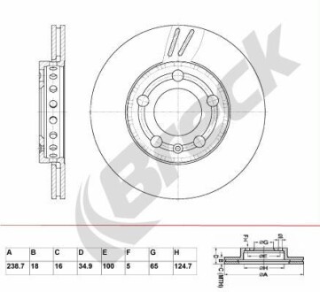 Автозапчасть BRECK BR309VA100