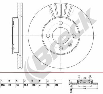 Автозапчасть BRECK BR313VA100