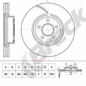 Автозапчасть BRECK BR419VH100