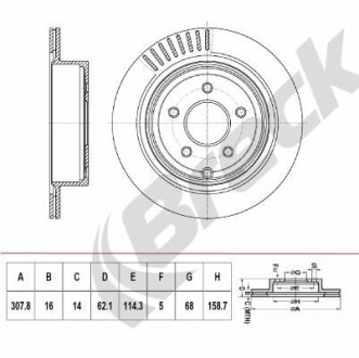 Автозапчасть BRECK BR421VH100