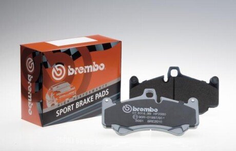 Комплект экономичных тормозных колодок BREMBO 07.B314.31