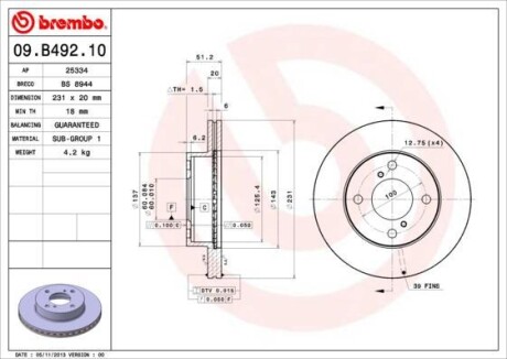 BREMBO 09B49210