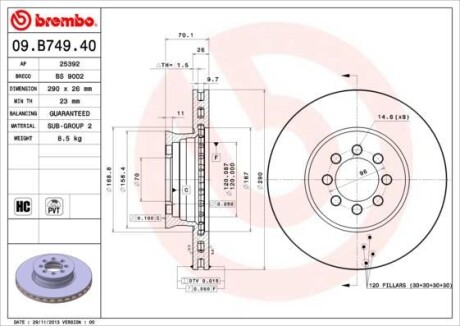 BREMBO 09B74940