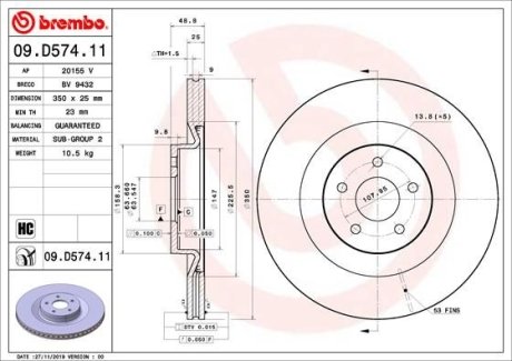 BREMBO 09D57411