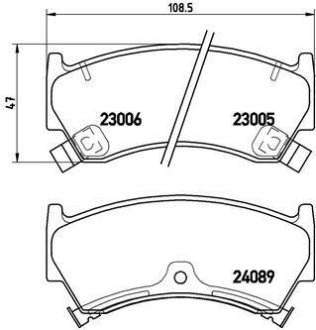 POMPA HAMULCOWA ALFA ROMEO 145 (930_) 07/94-01/01 / ALFA ROMEO 146 (930_) 12 STAL SYS.HAM. ALFA ROMEO SZT BREMBO 23006