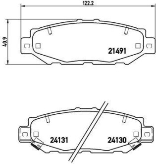 POMPA HAMULCOWA FORD TOURNEO CONNECT 06/02-12/13 / FORD TRANSIT CONNECT (P65_, P70_, P80_) 06/02-> SZT BREMBO 24130