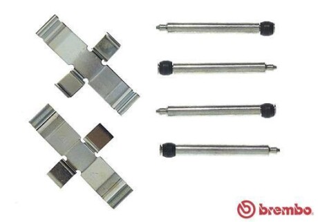 Комплектующие, колодки дискового тормоза BREMBO A 02 268