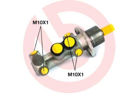 Головний гальмівний циліндр BREMBO M23020