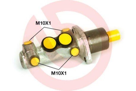 Главный тормозной цилиндр BREMBO M 61 110