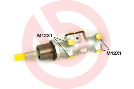 Головний гальмівний циліндр BREMBO M85039