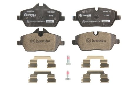 Гальмівні колодки, тюнінг BREMBO P06034X