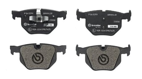 Гальмівні колодки, тюнінг BREMBO P06039X (фото 1)