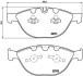 Комплект гальмівних колодок з 4 шт. дисків BREMBO P06047 (фото 1)