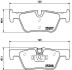 Гальмівні колодки, тюнінг BREMBO P06071X (фото 2)