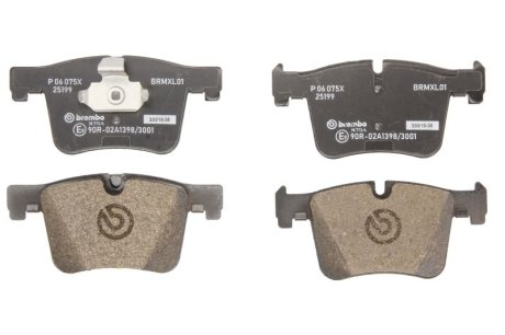 Комплект тормозных колодок из 4 шт. дисков BREMBO P06075X