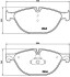 Комплект гальмівних колодок з 4 шт. дисків BREMBO P06076 (фото 1)