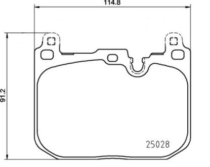 KLOCKI HAMULCOWE PRZOD BREMBO P06110