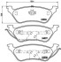 Гальмівні колодки, дискове гальмо (набір) BREMBO P11014 (фото 1)