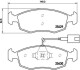 Колодки тормозные дисковые, к-кт. BREMBO P23138 (фото 1)