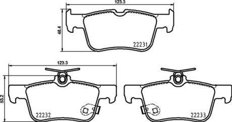 Гальмівні колодки дискові BREMBO P 24 217