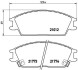 Комплект гальмівних колодок з 4 шт. дисків BREMBO P30024 (фото 1)