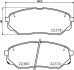 Комплект гальмівних колодок з 4 шт. дисків BREMBO P30086 (фото 1)