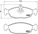 Гальмівні колодки, дискове гальмо (набір) BREMBO P36017 (фото 1)