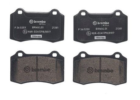 Гальмівні колодки, тюнінг BREMBO P36020X