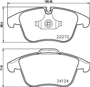 Гальмівні колодки (набір) BREMBO P36030