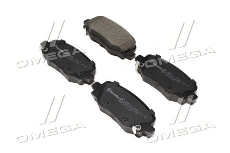 Комплект тормозных колодок из 4 шт. дисков BREMBO P37020 (фото 1)