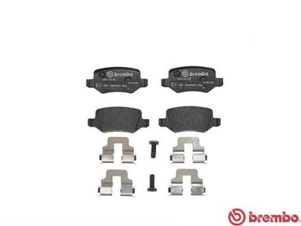 Комплект тормозных колодок из 4 шт. дисков BREMBO P50090