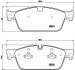 Комплект гальмівних колодок з 4 шт. дисків BREMBO P50102X (фото 2)