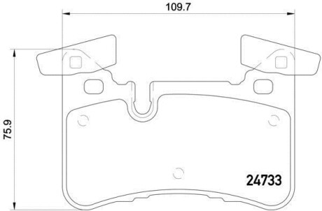 Колодки гальмівні BREMBO P 50 110