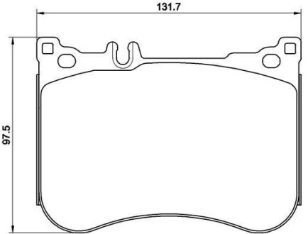 Комплект гальмівних колодок з 4 шт. дисків BREMBO P 50 114