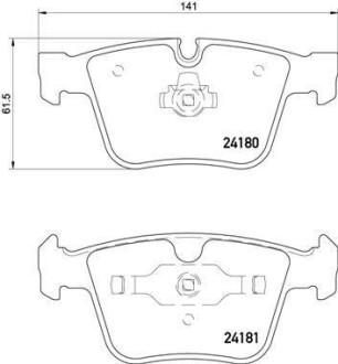 Колодки гальмівні S W221 tyі.. BREMBO P50116