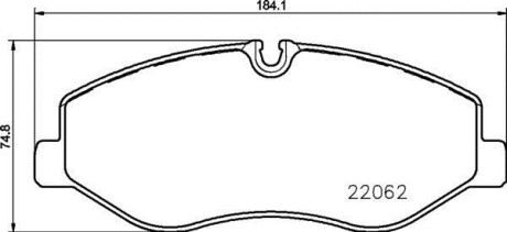 Гальмівні колодки дискові BREMBO P50129