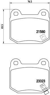 Комплект тормозных колодок из 4 шт. дисков BREMBO P56048