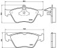 Гальмівні колодки, дискове гальмо (набір) BREMBO P59019 (фото 1)