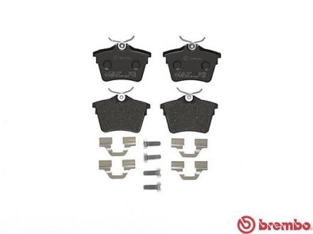 Комплект тормозных колодок из 4 шт. дисков BREMBO P61079