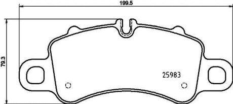 Автозапчасть BREMBO P 65 041