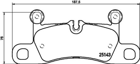 Гальмівні колодки дискові BREMBO P 65 042 (фото 1)