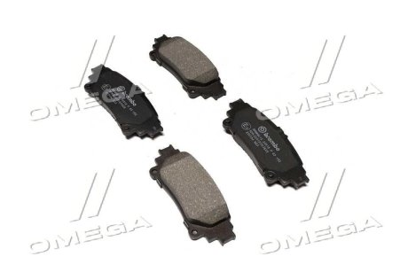 Комплект тормозных колодок из 4 шт. дисков BREMBO P83152 (фото 1)