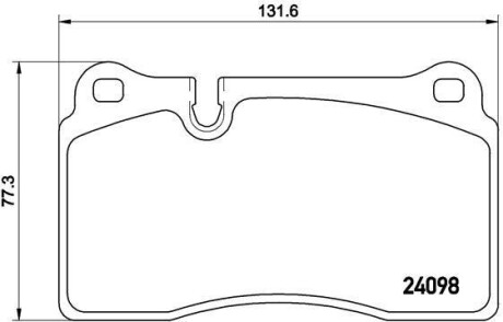 Колодки гальмівні A3 RS3 TT BREMBO P 85 116