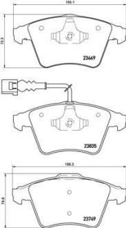 Гальмівні колодки дискові BREMBO P 85 149