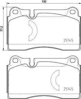 KLOCKI HAMULCOWE PRZOD BREMBO P85159