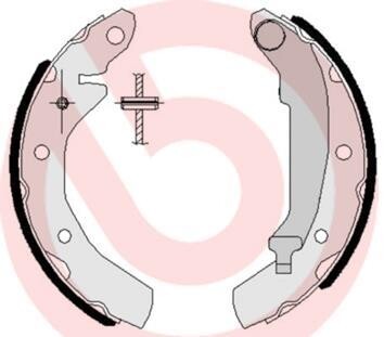 Гальмівні колодки (набір) BREMBO S15501